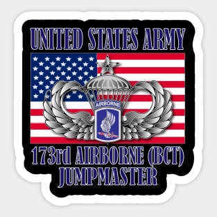 173rd Airborne Brigade- Jumpmaster (Senior Wings) Sticker